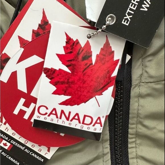 Canada Weather Gear Sherpa Lined Anorak Parker Jacket Sage Style OLCW894EC - Picture 6 of 15